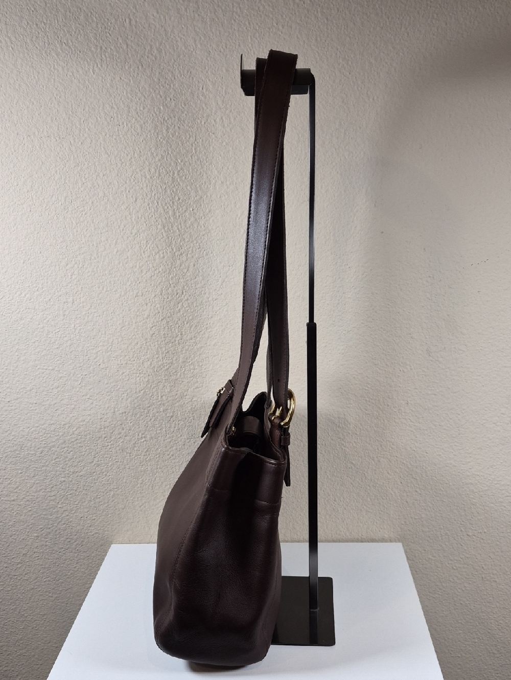 Vintage Coach Mahogany Buckle Bag #4157 - Picture 8 of 11